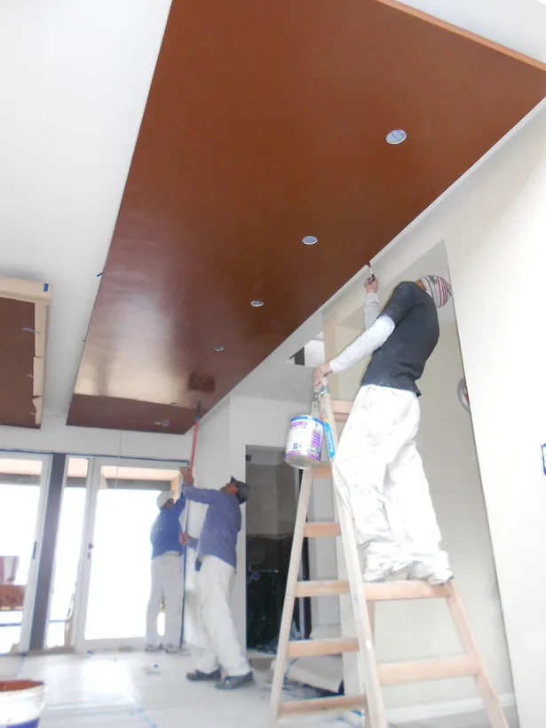 Pintura interior con protección de muebles y pisos
